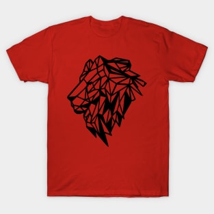 Geometric Lion Head T-Shirt